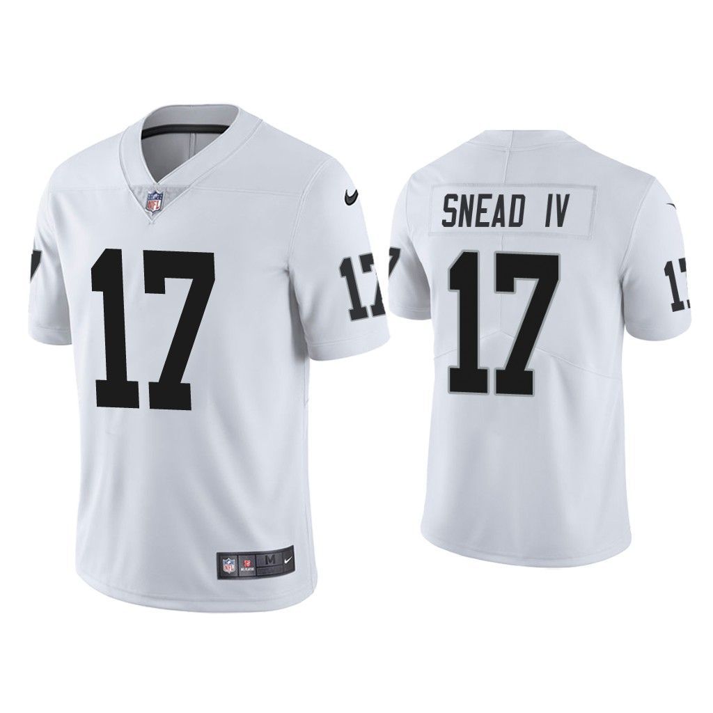 Men Oakland Raiders #17 Willie Snead IV Nike White Limited NFL Jersey->oakland raiders->NFL Jersey